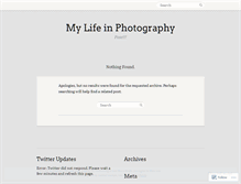Tablet Screenshot of meandphotog.wordpress.com