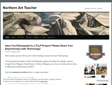 Tablet Screenshot of northernartteacher.wordpress.com