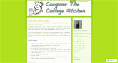 Desktop Screenshot of conquerthecollegekitchen.wordpress.com