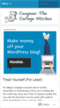 Mobile Screenshot of conquerthecollegekitchen.wordpress.com
