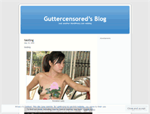 Tablet Screenshot of guttercensored.wordpress.com