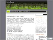 Tablet Screenshot of clubatletismocarpediem.wordpress.com