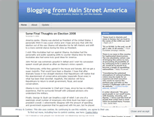 Tablet Screenshot of mainstreetamerica.wordpress.com