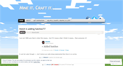 Desktop Screenshot of mineitcraftit.wordpress.com