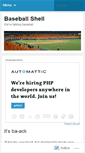 Mobile Screenshot of baseballshell.wordpress.com