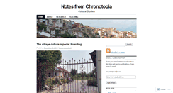 Desktop Screenshot of chronotopia.wordpress.com