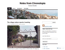 Tablet Screenshot of chronotopia.wordpress.com
