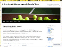 Tablet Screenshot of mnclubtennis.wordpress.com