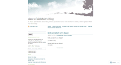 Desktop Screenshot of ahlubait2.wordpress.com