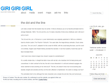 Tablet Screenshot of girigirigirl.wordpress.com