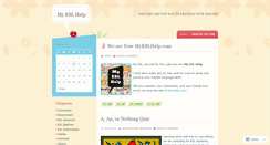 Desktop Screenshot of myesllab.wordpress.com