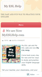 Mobile Screenshot of myesllab.wordpress.com