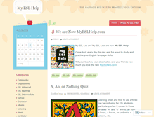 Tablet Screenshot of myesllab.wordpress.com