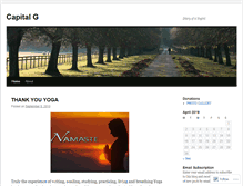 Tablet Screenshot of capitalgee.wordpress.com