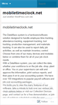 Mobile Screenshot of mobiletimeclock.wordpress.com