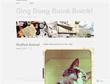 Tablet Screenshot of dingdongboinkboink.wordpress.com