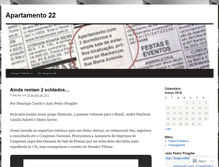 Tablet Screenshot of apartamento22.wordpress.com