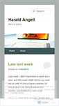 Mobile Screenshot of haraldangell.wordpress.com