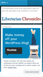 Mobile Screenshot of libertarianmind.wordpress.com
