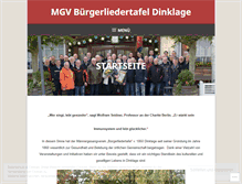 Tablet Screenshot of maennergesangverein.wordpress.com