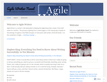 Tablet Screenshot of agilewriternovel.wordpress.com