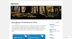 Desktop Screenshot of blacksoxs.wordpress.com