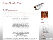 Tablet Screenshot of datamodelview.wordpress.com