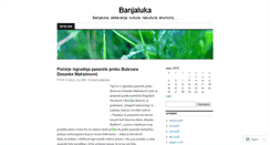 Desktop Screenshot of banjaluka.wordpress.com