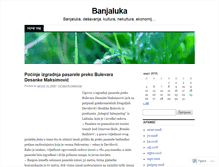 Tablet Screenshot of banjaluka.wordpress.com