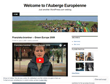 Tablet Screenshot of laubergeeuropeenne.wordpress.com