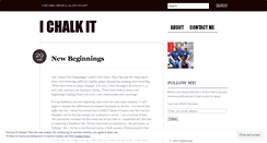 Desktop Screenshot of ichalkit.wordpress.com