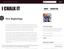 Tablet Screenshot of ichalkit.wordpress.com
