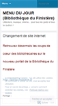 Mobile Screenshot of bibliofinisterecg29.wordpress.com