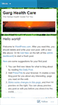 Mobile Screenshot of garghealthcare.wordpress.com