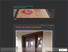 Tablet Screenshot of jamesminarckwoodworking.wordpress.com