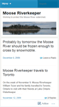 Mobile Screenshot of mooseriverkeeper.wordpress.com