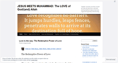 Desktop Screenshot of jesusmeetsmuhammad.wordpress.com