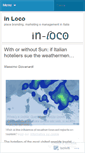 Mobile Screenshot of inlocoblog.wordpress.com
