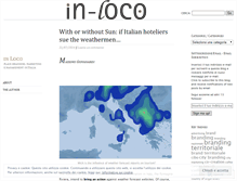 Tablet Screenshot of inlocoblog.wordpress.com