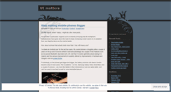 Desktop Screenshot of interfacematters.wordpress.com