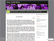 Tablet Screenshot of dianeparishnurse.wordpress.com