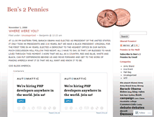 Tablet Screenshot of bens2pennies.wordpress.com