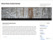 Tablet Screenshot of obatkistacoklatherbal.wordpress.com