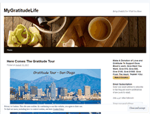 Tablet Screenshot of mygratitudelife.wordpress.com