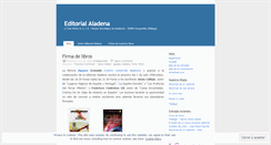 Desktop Screenshot of editorialaladena.wordpress.com