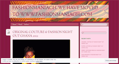 Desktop Screenshot of fashionmaniagh.wordpress.com