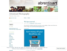 Tablet Screenshot of abrentisartphotography.wordpress.com