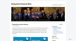 Desktop Screenshot of derbyshirefestival.wordpress.com