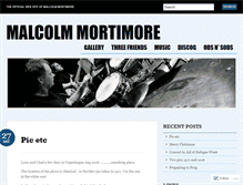 Tablet Screenshot of malcolmmortimore.wordpress.com