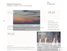 Tablet Screenshot of pilgrimperspectives.wordpress.com